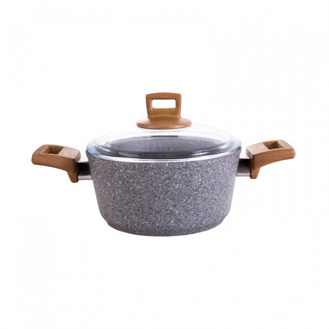 KARACA SILVER STONE GRANITE POT 20 CM