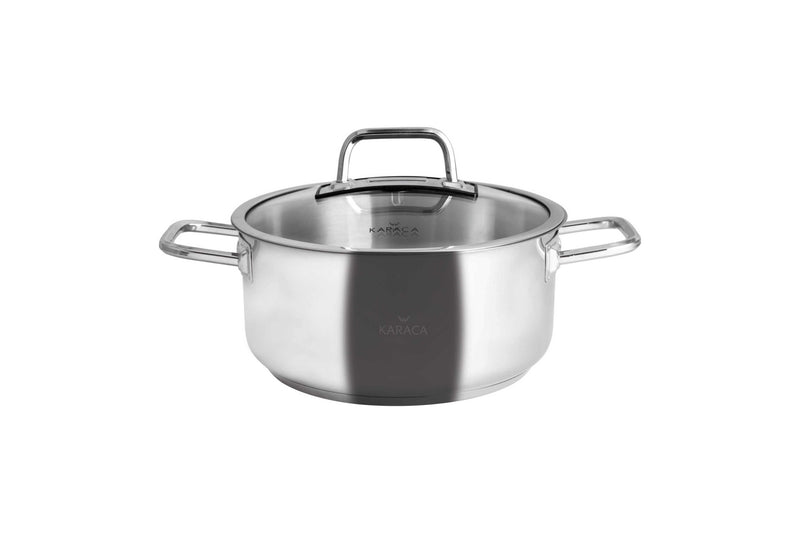 KARACA GALAXY STEEL POT 24 CM 5,5 LT